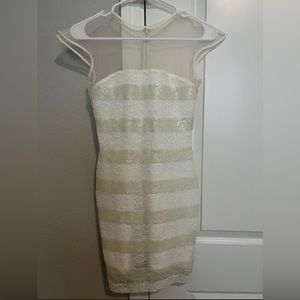 New White Fitted Dress